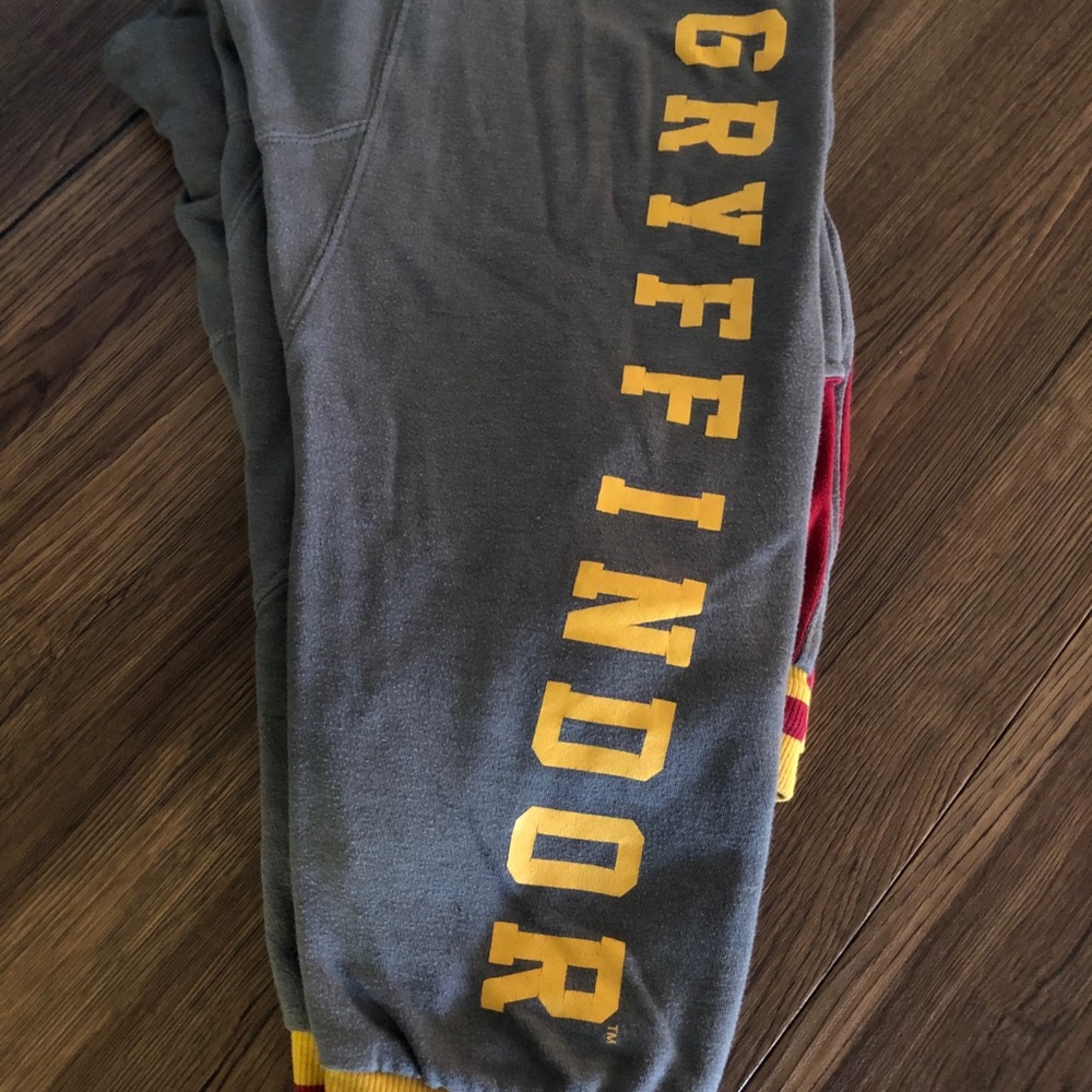 Harry Potter gryiffindor sweat pants, gently worn.